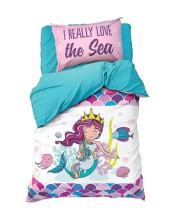 КПБ бязь 1,5 сп 50х70 см Really mermaid Этель