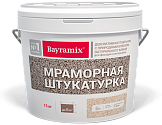Мраморная штукатурка Magnolia White фракция К 1,0-1,5 мм (15кг) Bayramix