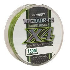 Шнур плетеный Kutbert Upgrade-PE Super Braid X4 зеленый, 150м, 0.25мм, 18.5кг