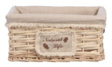 Корзина стеллажная  28х19х13см "Natural life" натуральный EW-88XS