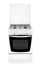 Плита газовая Гефест 1200 С6 (60x60x85см)(цвет:белый, варочная поверхность-эмаль)