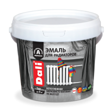 Эмаль для радиаторов акриловая белая (1кг) Dali