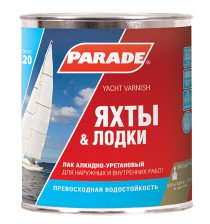 Лак яхтный матовый L20 (0,75л) Parade