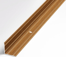Порог Лука ПУ05-1 внутренний угол 1,8м орех (088) 20х20 мм