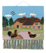 Коврик джутовый HL 0233 90х70см