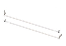 Рейлинг продольный 400 мм для металлобоксов серый