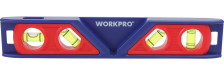 Уровень торпедо 225мм магнитный рамный Workpro WP262028