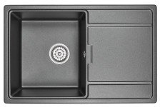 Мойка 780х500 искусственный камень шварц GR-7804
