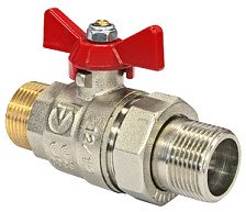 Кран шаровый для воды 1/2" ш/ш с америк бабочка VALTEC VT.226