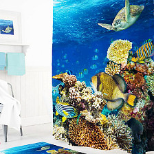 Штора для ванной комнаты 180х200см TROPIKHOME Digital Printed Aguarium полиэстер TRP.SC.DP.aguarium
