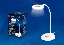 Светильник настольный Uniel TLD-535 белый 4W ночник RGB с аккумумятором