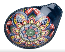 Оливница с ручкой Arabesque синий 12 см 0860087
