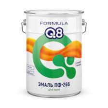 Эмаль ПФ-266 красно-коричневая (6кг) Formula Q8