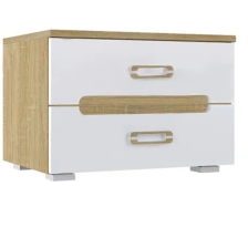 Тумба Ким Белый глянец/сонома