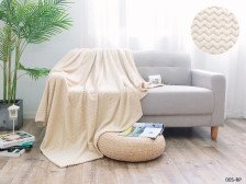 Плед 150х200 велсофт в чемодане Cleo Royal plush 150/005-RP