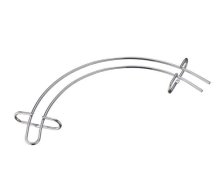 Держатель для бокалов 380мм дугообразный хром MX-051 