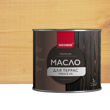 Масло для террас TERRACE OIL Premium бесцветный (2л) Неомид