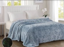 Плед велсофт в чемодане Bamboo Neon 022-PBN 180х200 Cleo