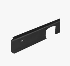 Планка угловая 38 черная матовая универсальная