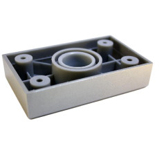 Опора пластиковая регулируемая (88х54х20) металлик