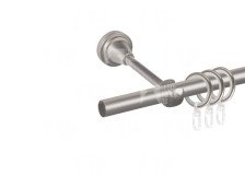 Карниз Грейс 1-рядный D16 (труба гладкая) Сатин 1,8м