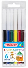 Фломастеры 6 цв ПИФАГОР Веселые питомцы