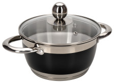 Кастрюля нержавеющая 2,5 л Linea ESTRO 93-ES-04