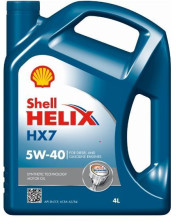 Масло моторное SHELL HELIX HX7 5w40 SN/CF 4л полусинтетика