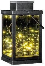 Светильник садово парковый  Чудесный сад 725 св/д Паутинка золотая 3D на солн бат, металл/бронз стекло