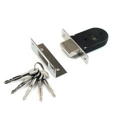 Замок врезной Apecs 90-К-CR (900-A) хром (069)