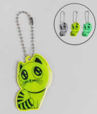 Подвес-брелок световозвращающий Кошка МИКС 2610501