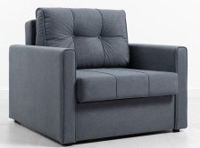 Кресло-кровать Лео Арт ТК 361 (Тори 83 велюр серо-синий) 