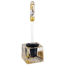 Ерш для унитаза в стакане 790-15 Alven гелевый (золото)