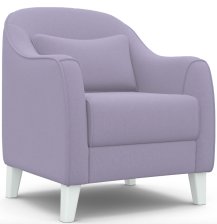 Кресло для отдыха Комфорт-4 Catania Mist Lavander/Снег (кат3)