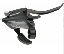 Переключатель TOURNEY ASTEF5002RV7ALC 2-8012 шифтер тормозная ручка, 7ск прав, трос, черный SHIMANO