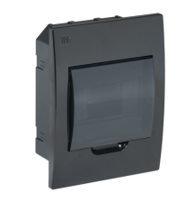 Бокс скрытой установки 6 модулей IP41 ИЭК черный