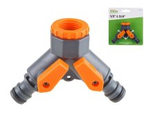 Распределитель двухканальный 1/2 - 3/4" STARTUL GARDEN (ST6010-20)