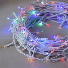 Гирлянда "Нить" уличная Д: 10м Нить Белая  LED-100-220V 8р МУЛЬТИ 3584134