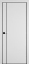 Полотно дверное ДГ 700 Urban 1V Emalex ICE Black mould 4-xBE (2скрытые петли+магнитный замок Black)) (ВФД)