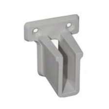 Карман для сетчатой полки серый 