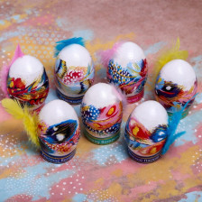 Набор пасхальный для декора яиц Перышки 4491344