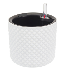 Кашпо Фасет D280мм белый