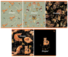 Тетрадь 40 л BG клетка Greenwood