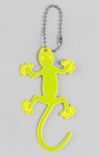 Подвес-брелок световозвращающий Ящерица желтая 3633435