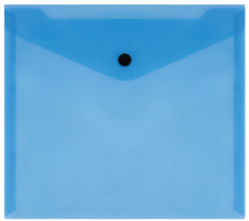 Папка-конверт с кнопкой А5+ 150 мкм Стамм прозрачная ММ-32277