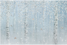 Картина "Туманное утро" Симпл Арт 100/150 рама 0