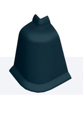 Угол внешн пласт черный KORNER