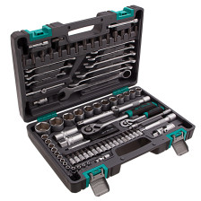 Набор инструмента 82 предмета 1/2",1/4"  кейс STELS 14105