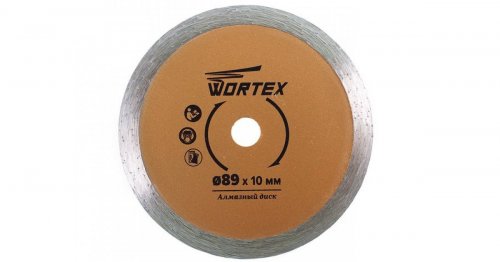 Диск алмазный 89х10мм по керамике WORTEX HS S100 T