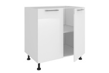 Тумба кухонная 600х510х820 мм без столешницы Латте Белый